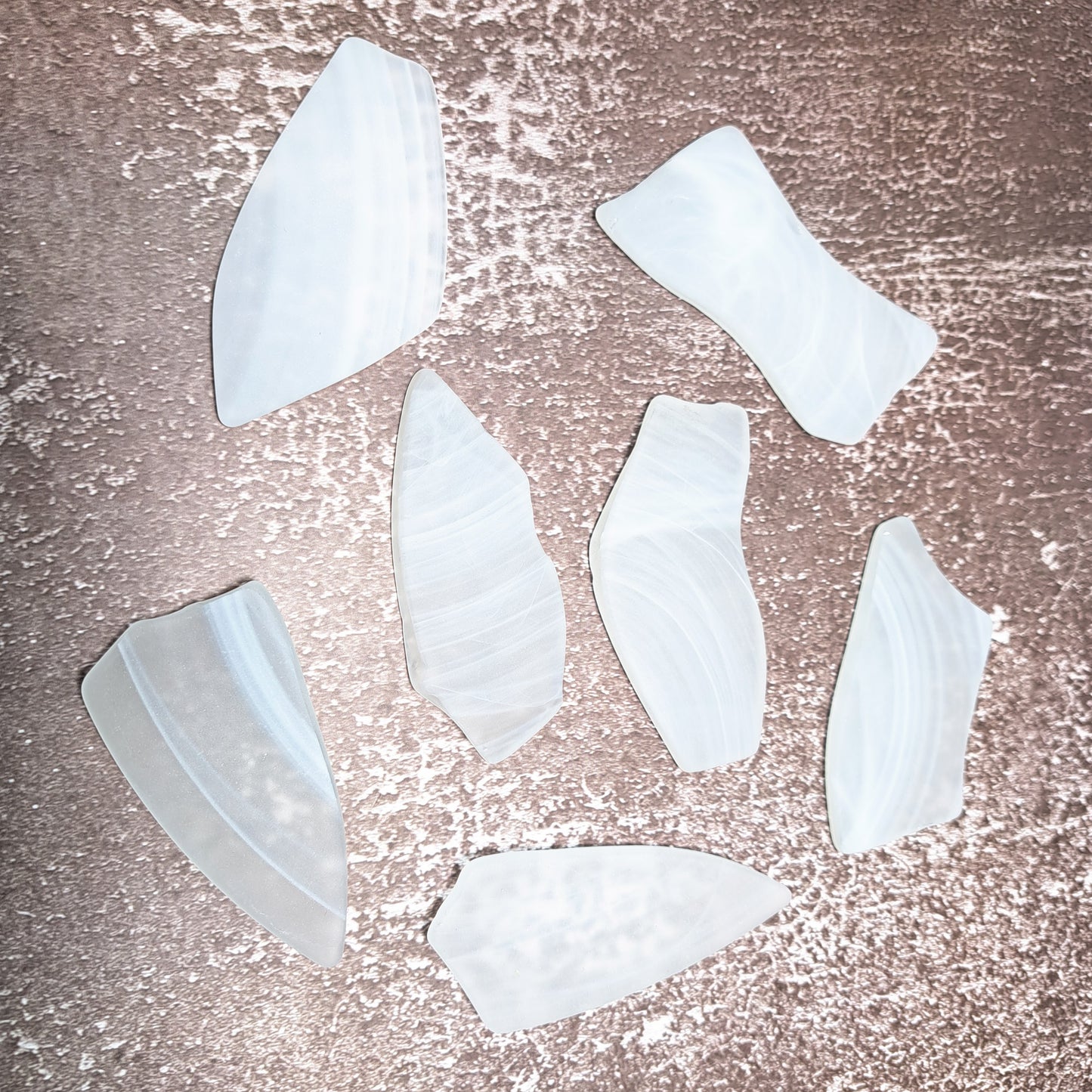 CLEARANCE - Swirly Sea Glass Place Cards