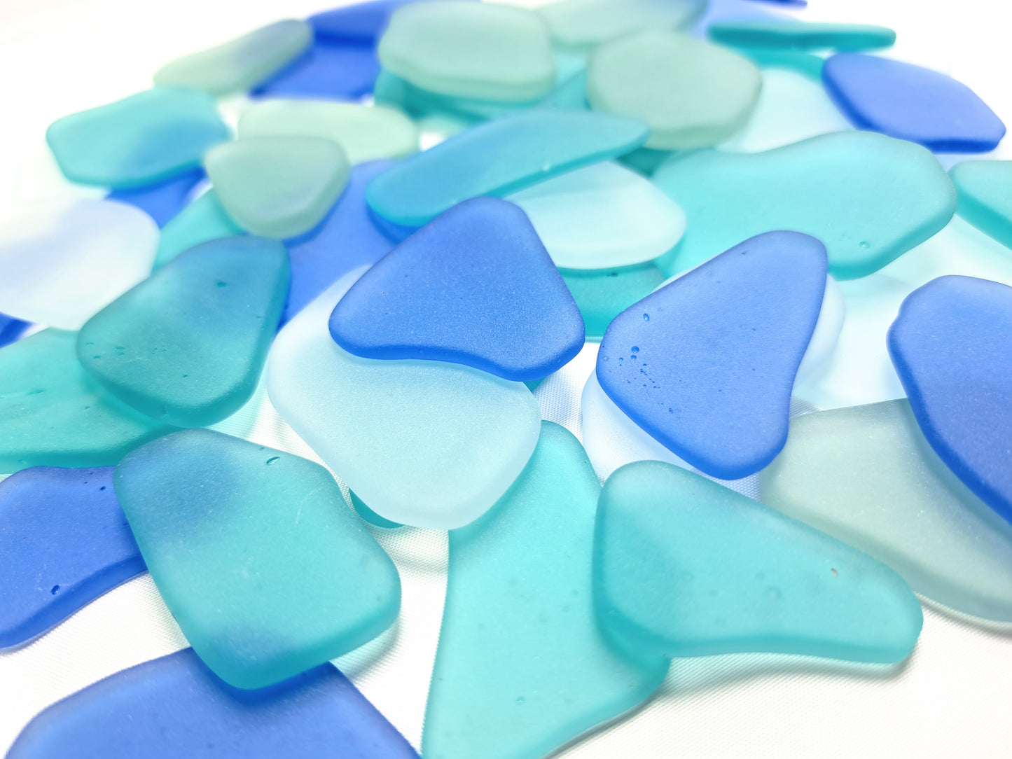 Flat Sea Glass - SMALL 0.75 - 1.25 inch - Jewelry & Crafting Supplies