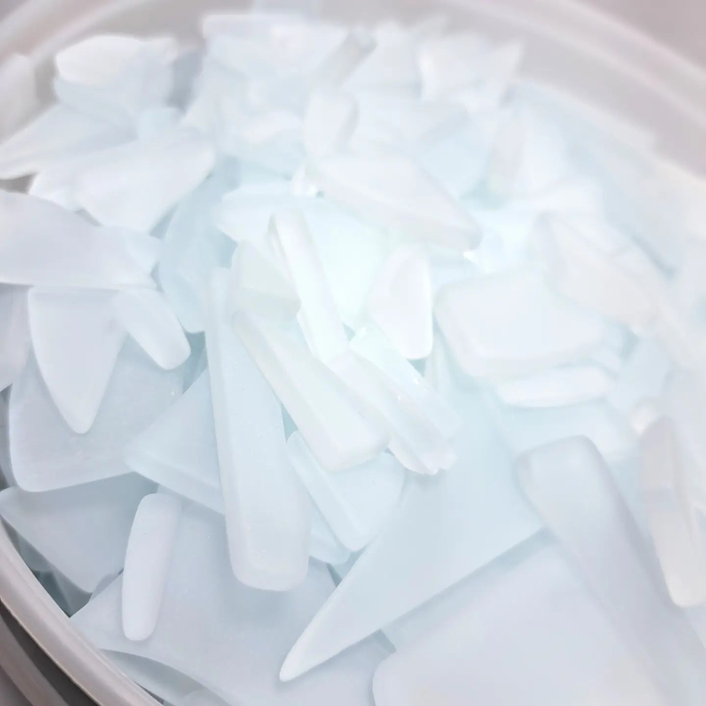 10 Pounds of Sea Glass - White