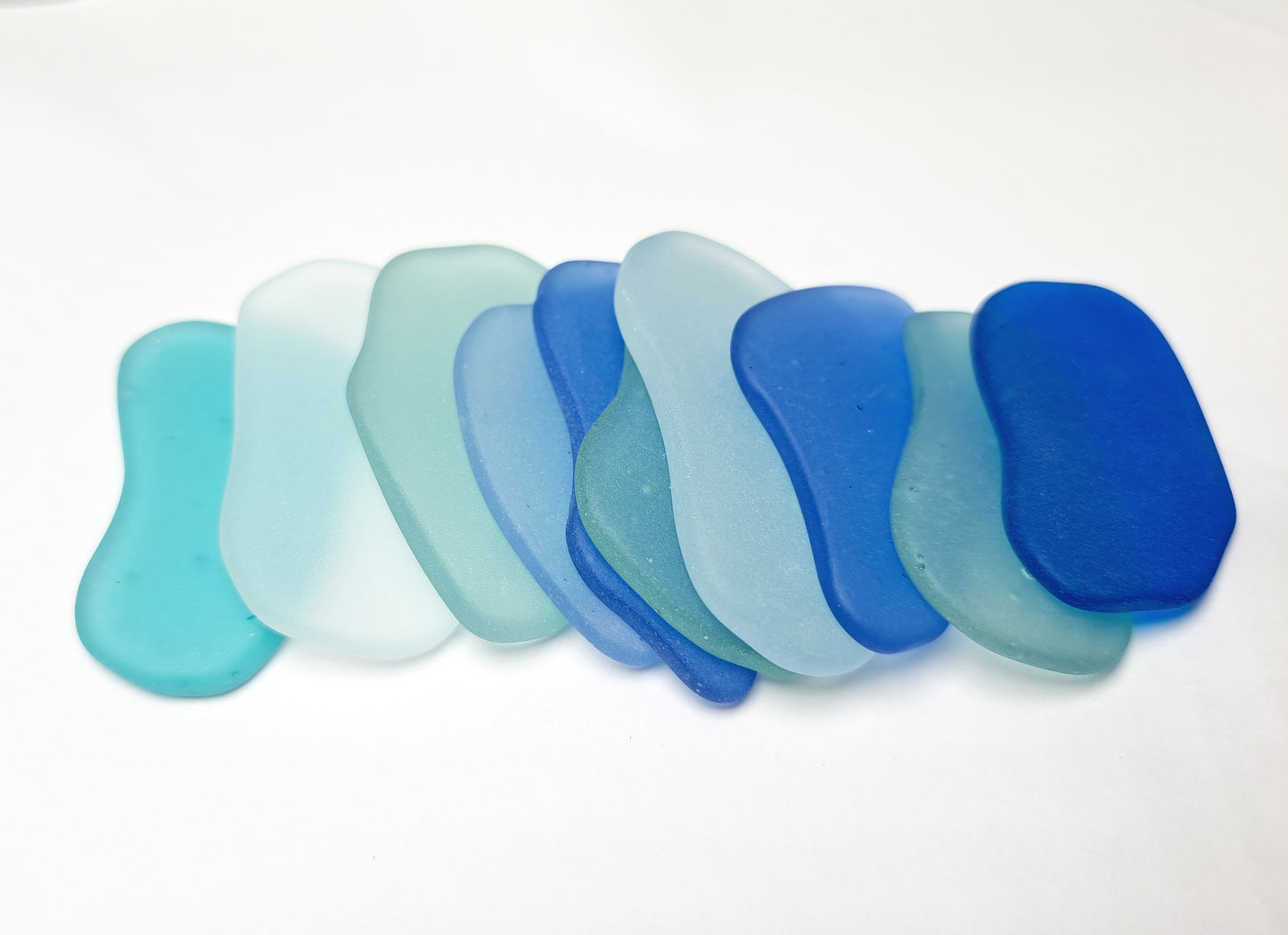 Flat Sea Glass - LARGE 2-2.75 inch - Jewelry & Crafting Supplies