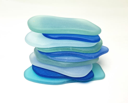 Flat Sea Glass - LARGE 2-2.75 inch - Jewelry & Crafting Supplies