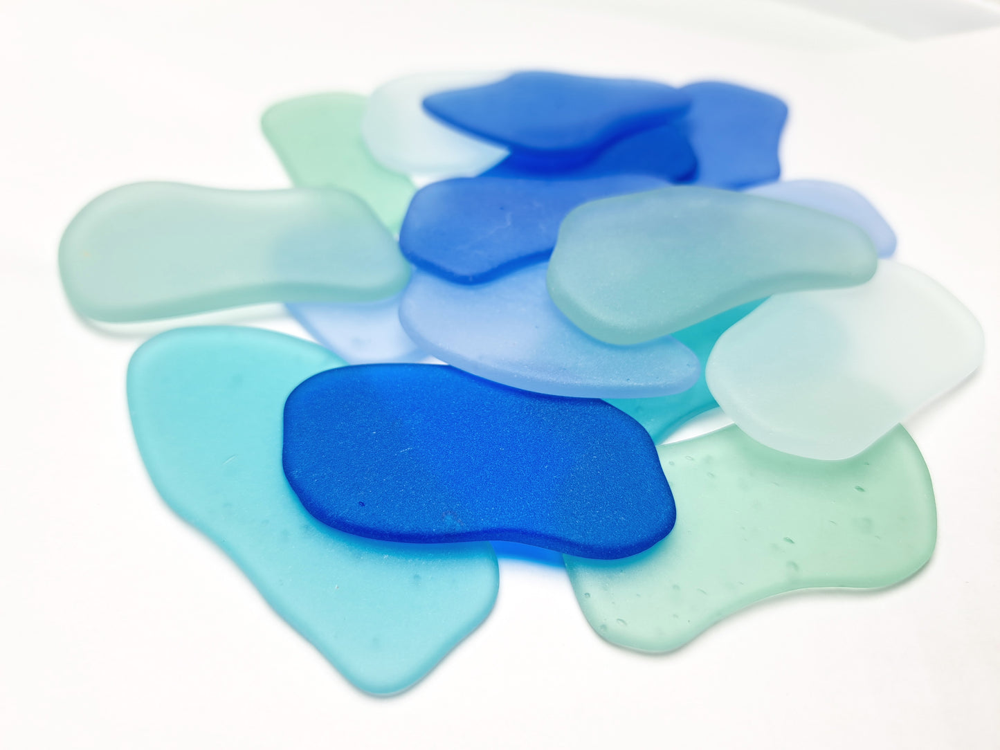 Flat Sea Glass - SMALL 0.75 - 1.25 inch - Jewelry & Crafting Supplies