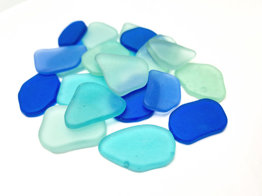 Flat Sea Glass - SMALL 0.75 - 1.25 inch - Jewelry & Crafting Supplies