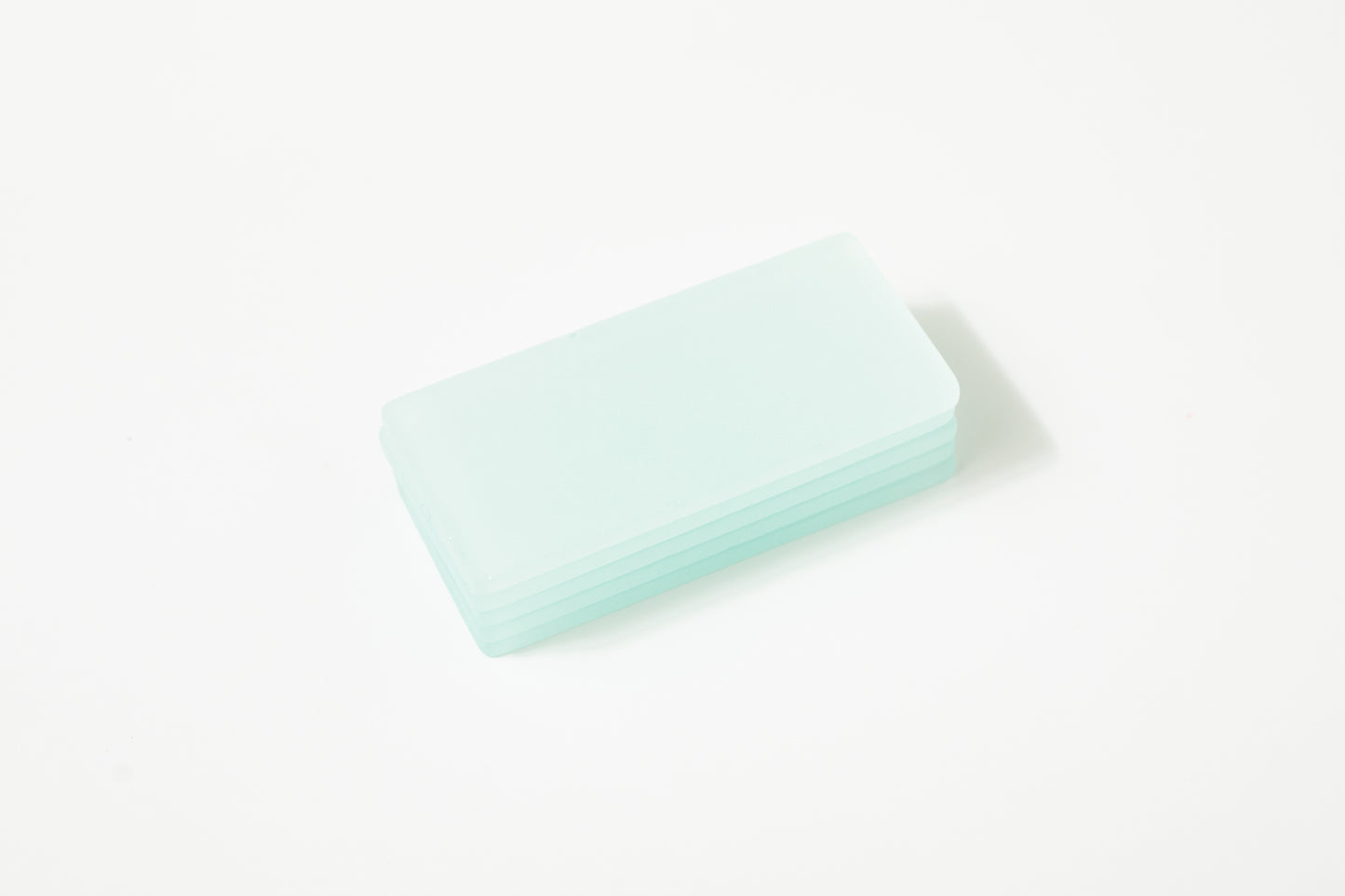 Light Sea Green Sea Glass Place Cards - Set of 20 Tumbled Glass Tiles