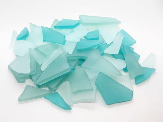 10 Pounds of Sea Glass - Green Mix
