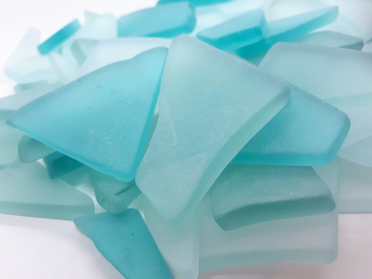10 Pounds of Sea Glass - Green Mix