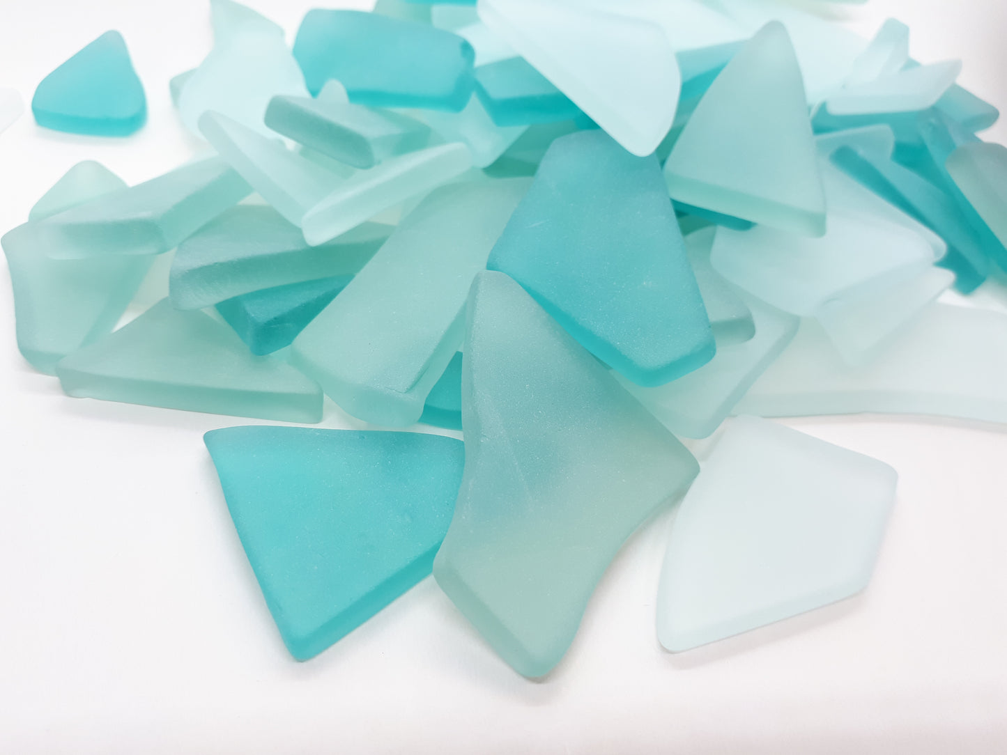 10 Pounds of Sea Glass - Green Mix