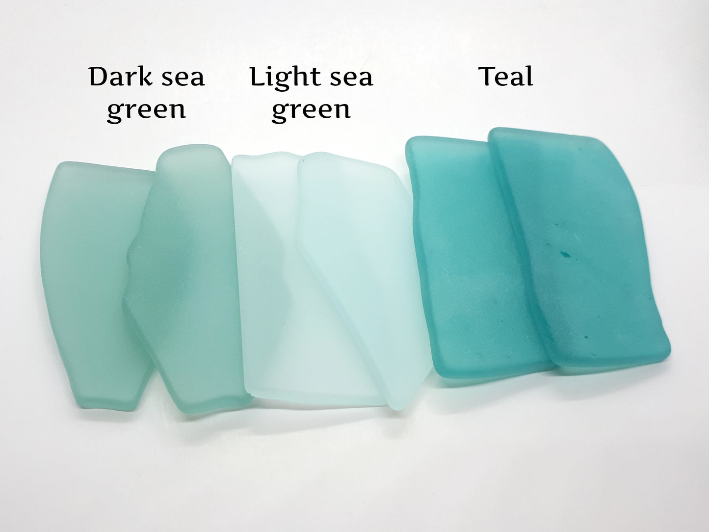 10 Pounds of Sea Glass - Green Mix