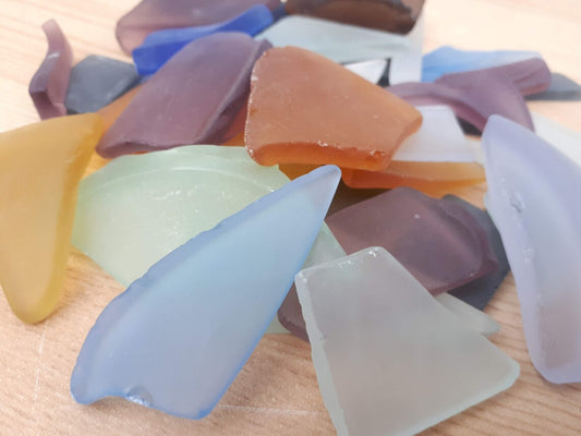 10 Pounds of sea glass - Mix of colors