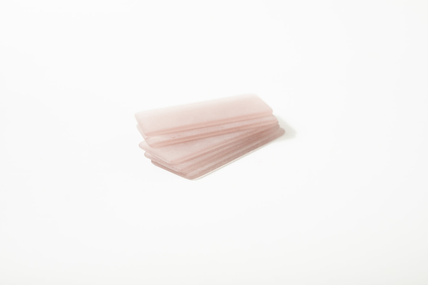 Dusty Rose Sea Glass Place Cards - Set of 20 Tumbled Glass Tiles