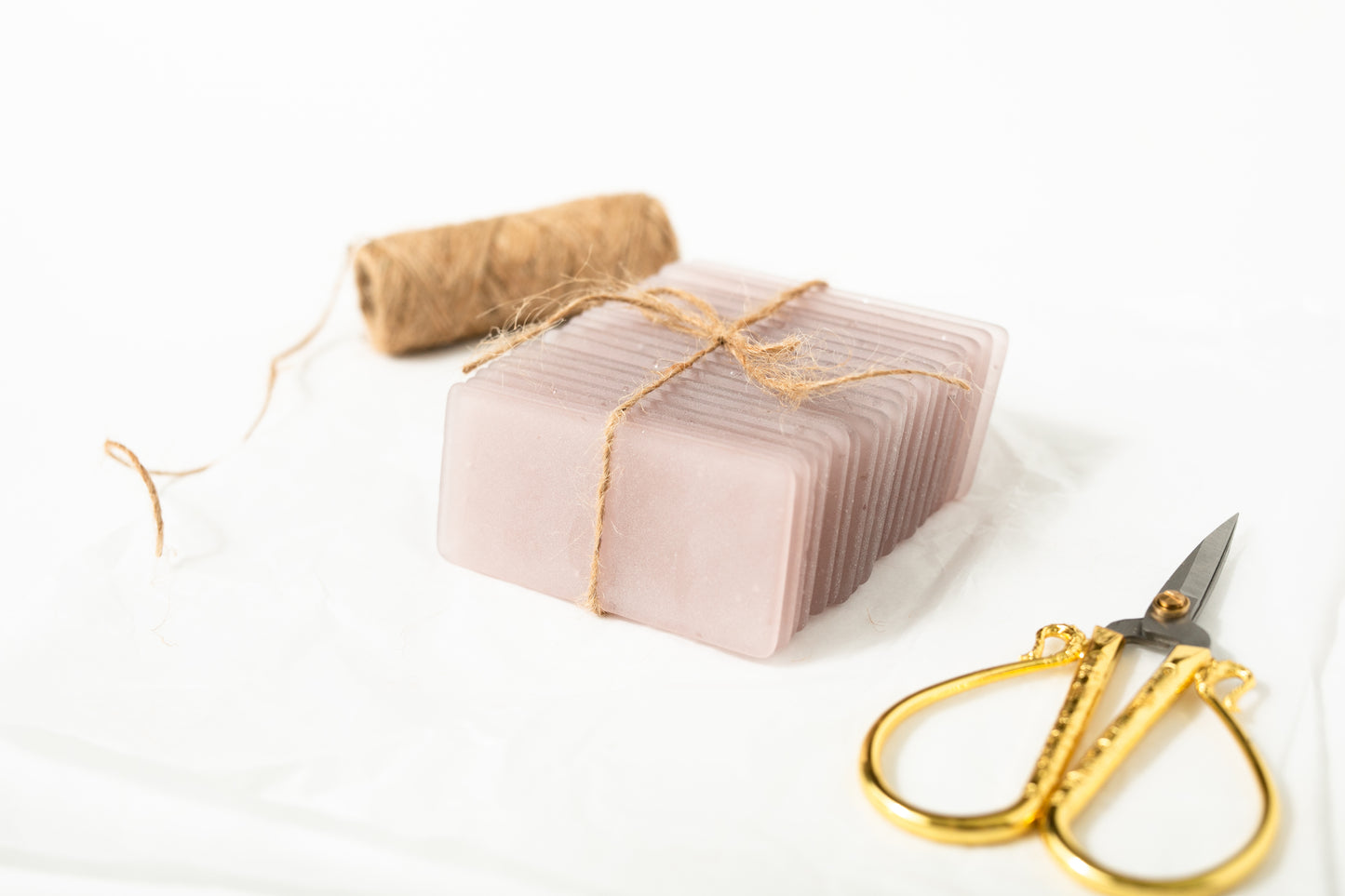 Dusty Rose Sea Glass Place Cards - Set of 20 Tumbled Glass Tiles