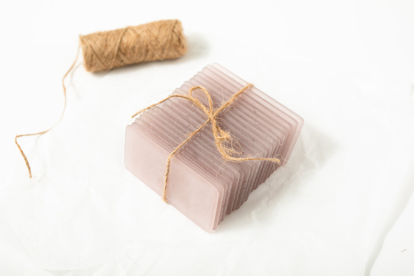 Dusty Rose Sea Glass Place Cards - Set of 20 Tumbled Glass Tiles