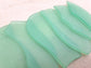 Mint green sea glass place cards - Set of 20 - Irregular shapes