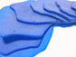 Sea glass ornament blanks - Set of 10 - Cobalt Blue