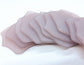 Sea glass ornament blanks - Set of 10 - Dusty Rose