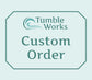 CUSTOM - 185 Sea Glass Place Cards - Drilled