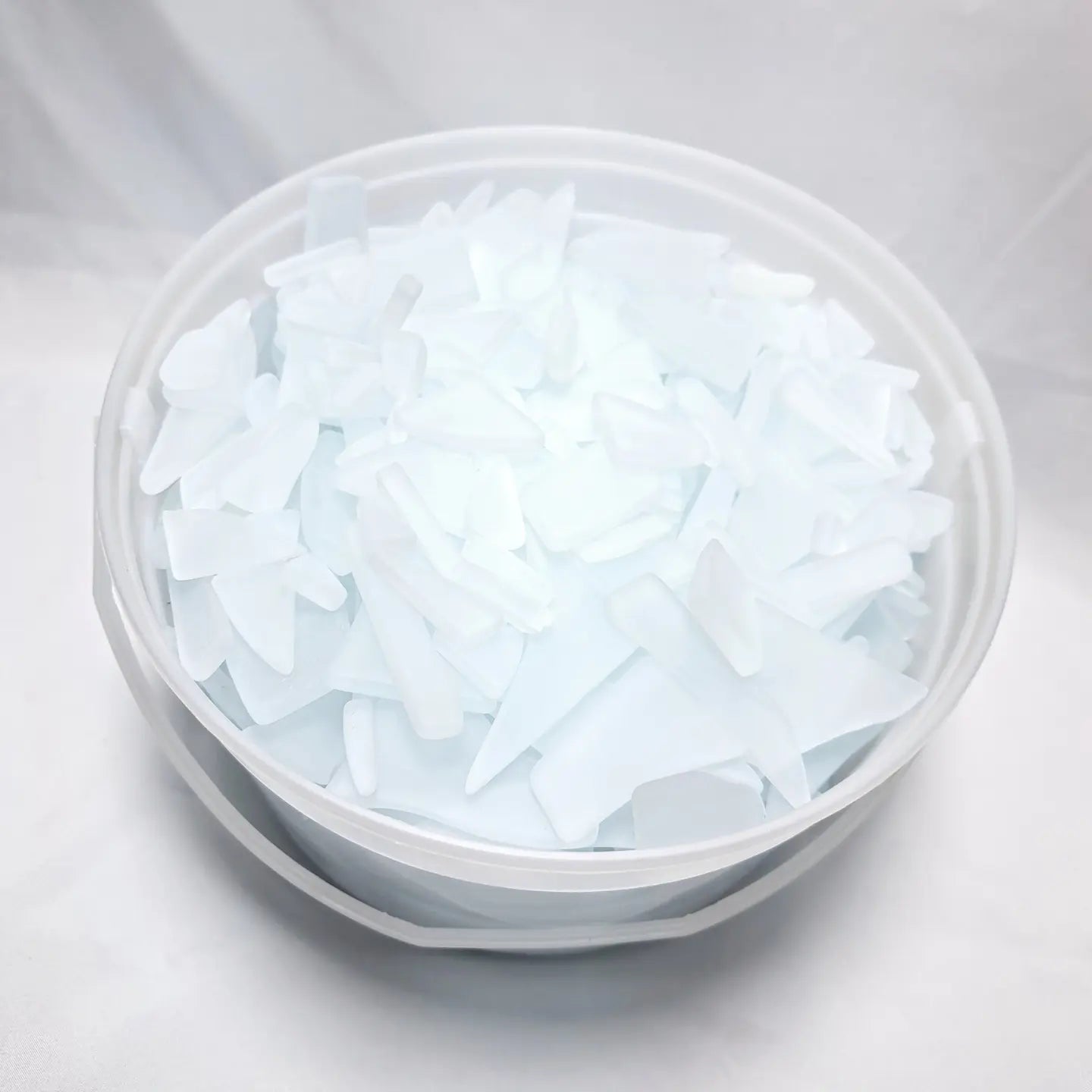10 Pounds of Sea Glass - White