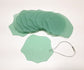Sea glass ornament blanks - Mint Green