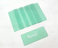 Mint Sea Glass Place Cards - Set of 20 Tumbled Glass Tiles