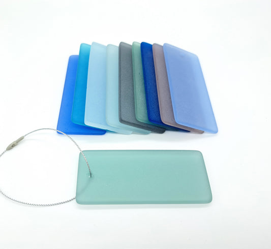 Sea Glass Gift Tags - Set of 10 - Assorted Colors