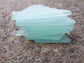 CUSTOM - 170 Sea glass place cards - Light sea green - Irregular shapes