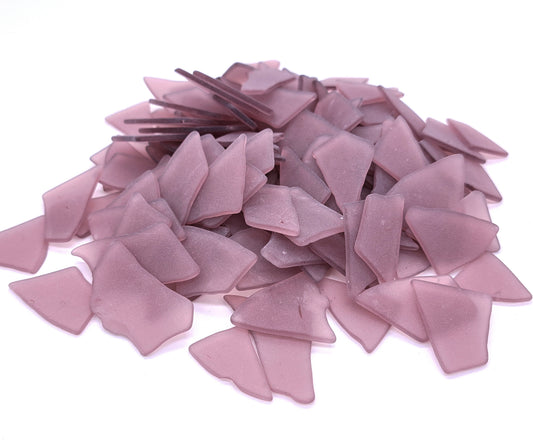 10 Pounds of Sea Glass - Mauve