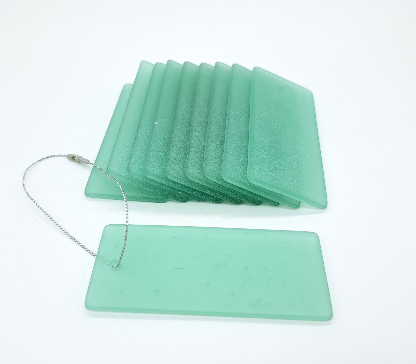 Sea Glass Gift Tags - Set of 10 - Mint