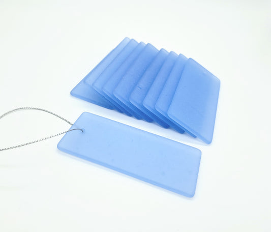 Sea Glass Gift Tags - Set of 10 - Sky Blue