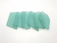 Sea green shades - Sea glass place cards - Set of 20 - Irregular shaped pieces