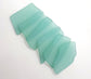 Dark Sea Green Sea Glass Place Cards - Set of 20 - Irregular Shaped Pieces
