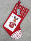 Sea glass stocking tags - Set of 10