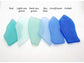 10 Pounds of Sea Glass - Green + Blue mix