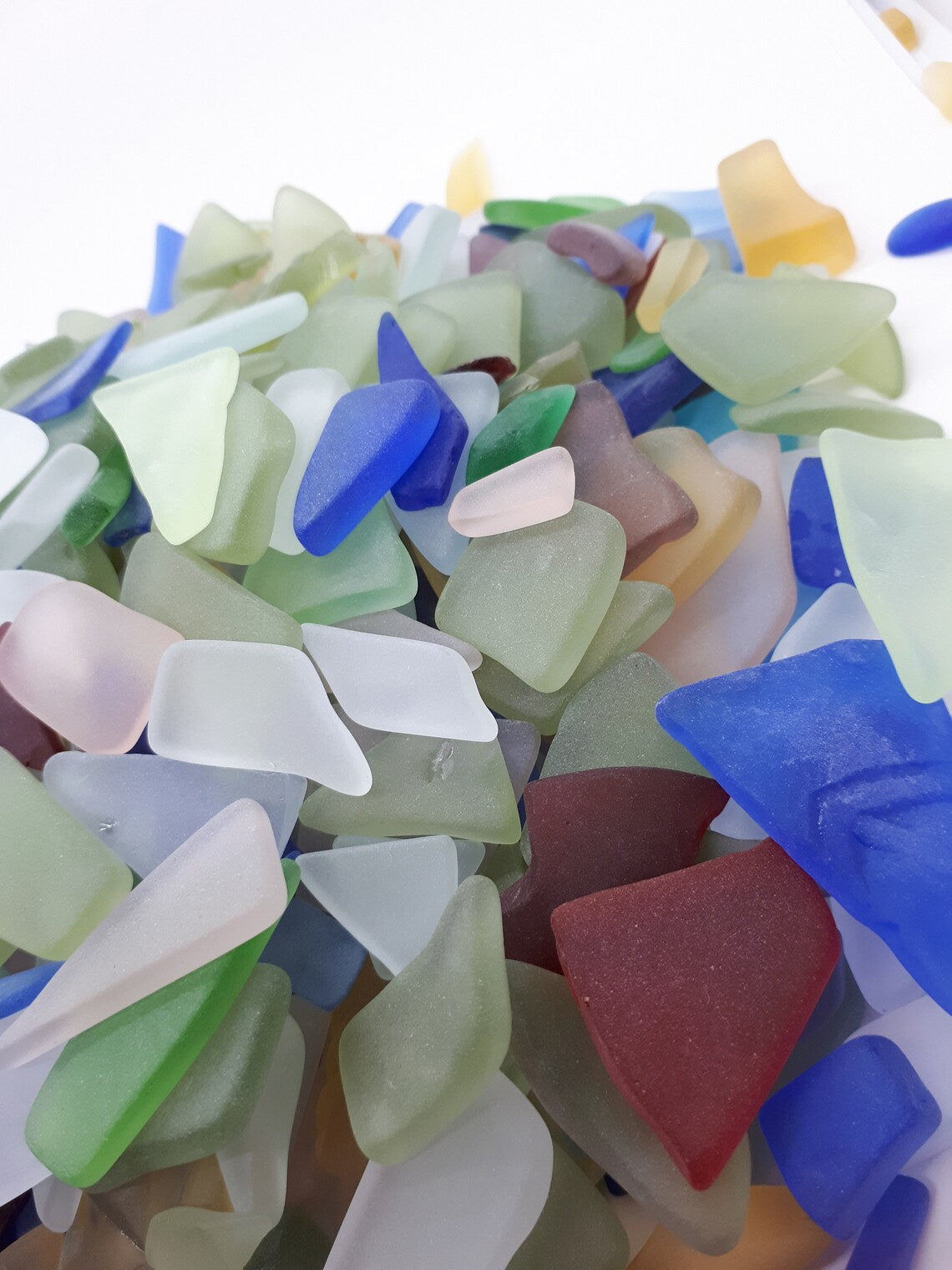 10 Pounds of sea glass - Mix of colors