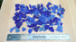 10 Pounds of sea glass - Curved and flat piece - Blue mix
