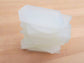 Sea glass place cards - Set of 20 large white tumbled glass pieces - Irregular shapes