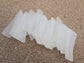 White Sea Glass Place Cards - Set of 20 - Irregular Shaped Pieces