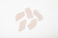 Dusty Rose Sea Glass Place Cards - Set of 20 - Irregular Shaped Pieces