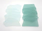 Sea green shades - Sea glass place cards - Set of 20 - Irregular shaped pieces